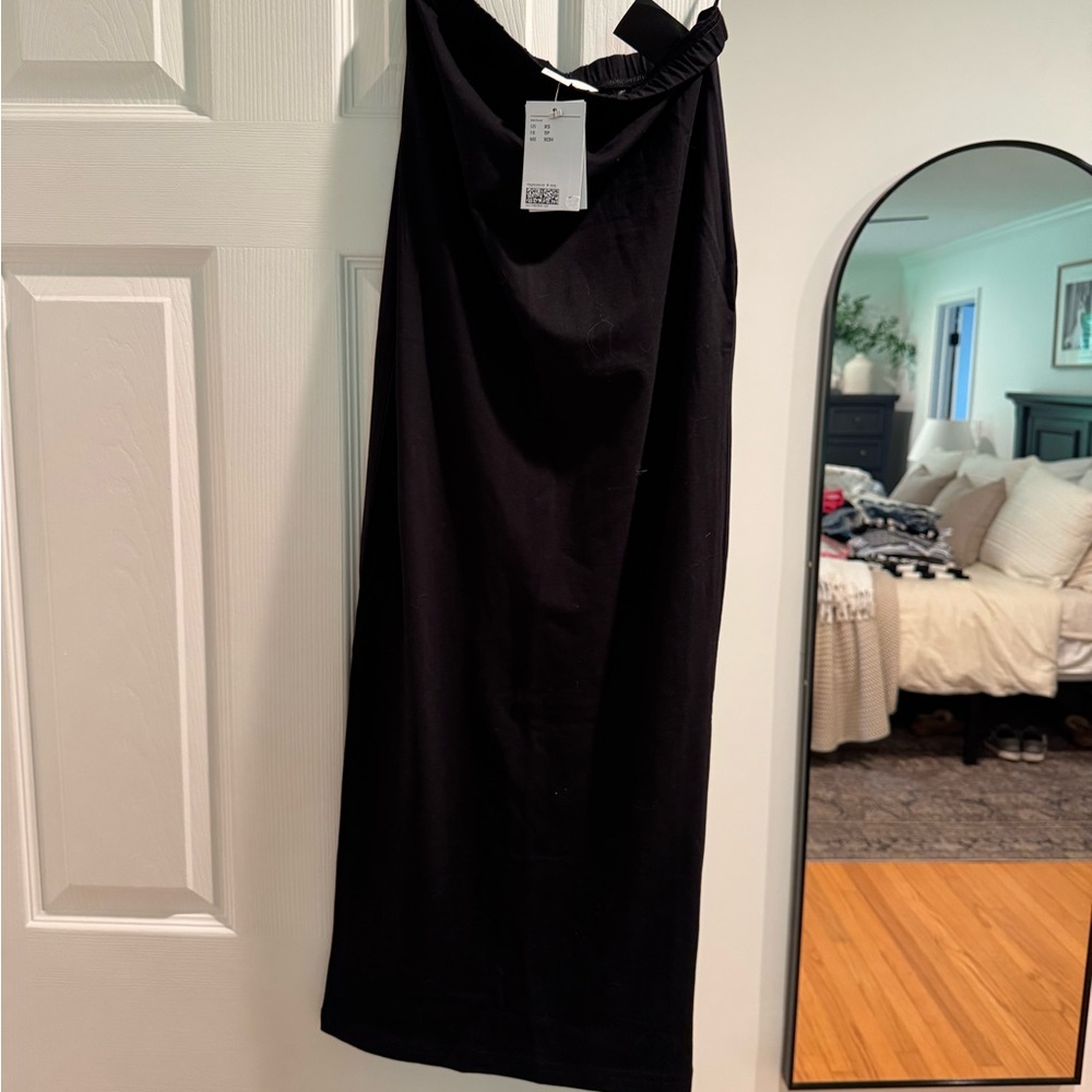 High waisted MATERNITY H&M Classic Black Midi Skirt